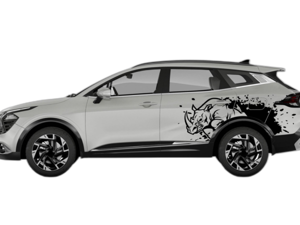 Wild Rhino Splash Side Decals Graphics for Kia Sportage