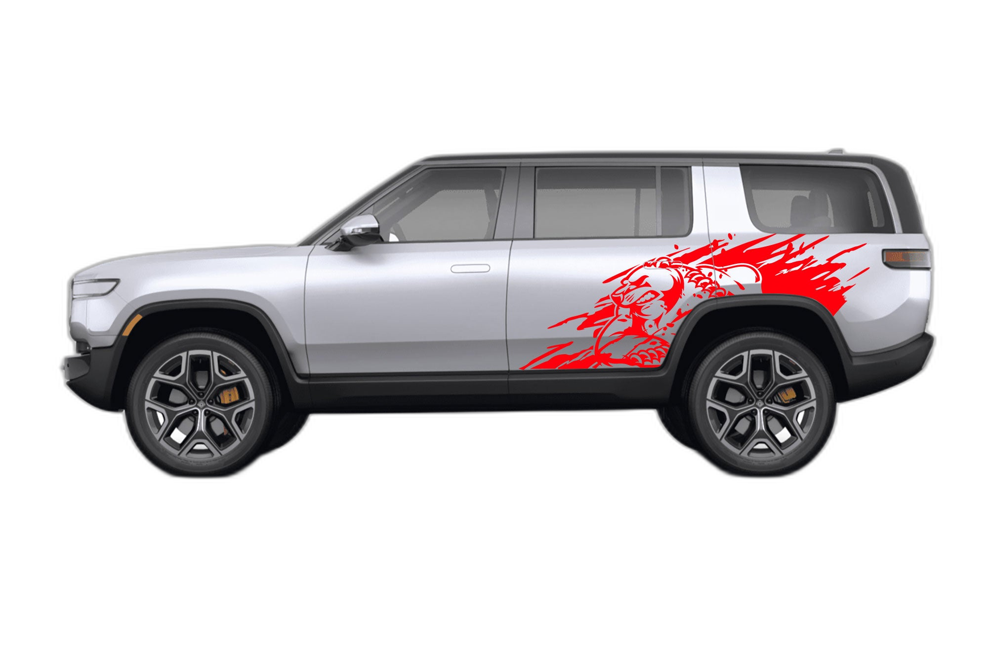 Wild Bear Door Graphics for Rivian R1S - Image 2