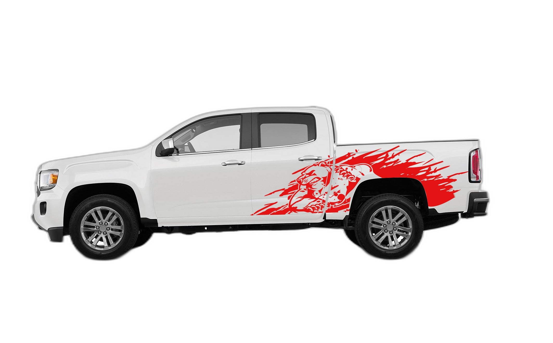 Wild Bear Side Decals Graphics for GMC Canyon 2015-2022 - Image 2