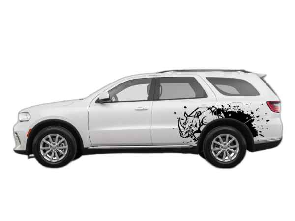 Wild Rhino Splash Door Graphics for Dodge Durango