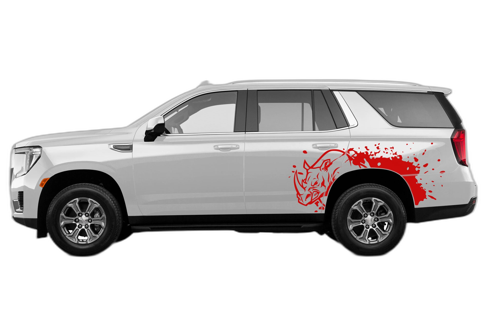 Wild Rhino Splash Side Graphics for GMC Yukon - Image 2