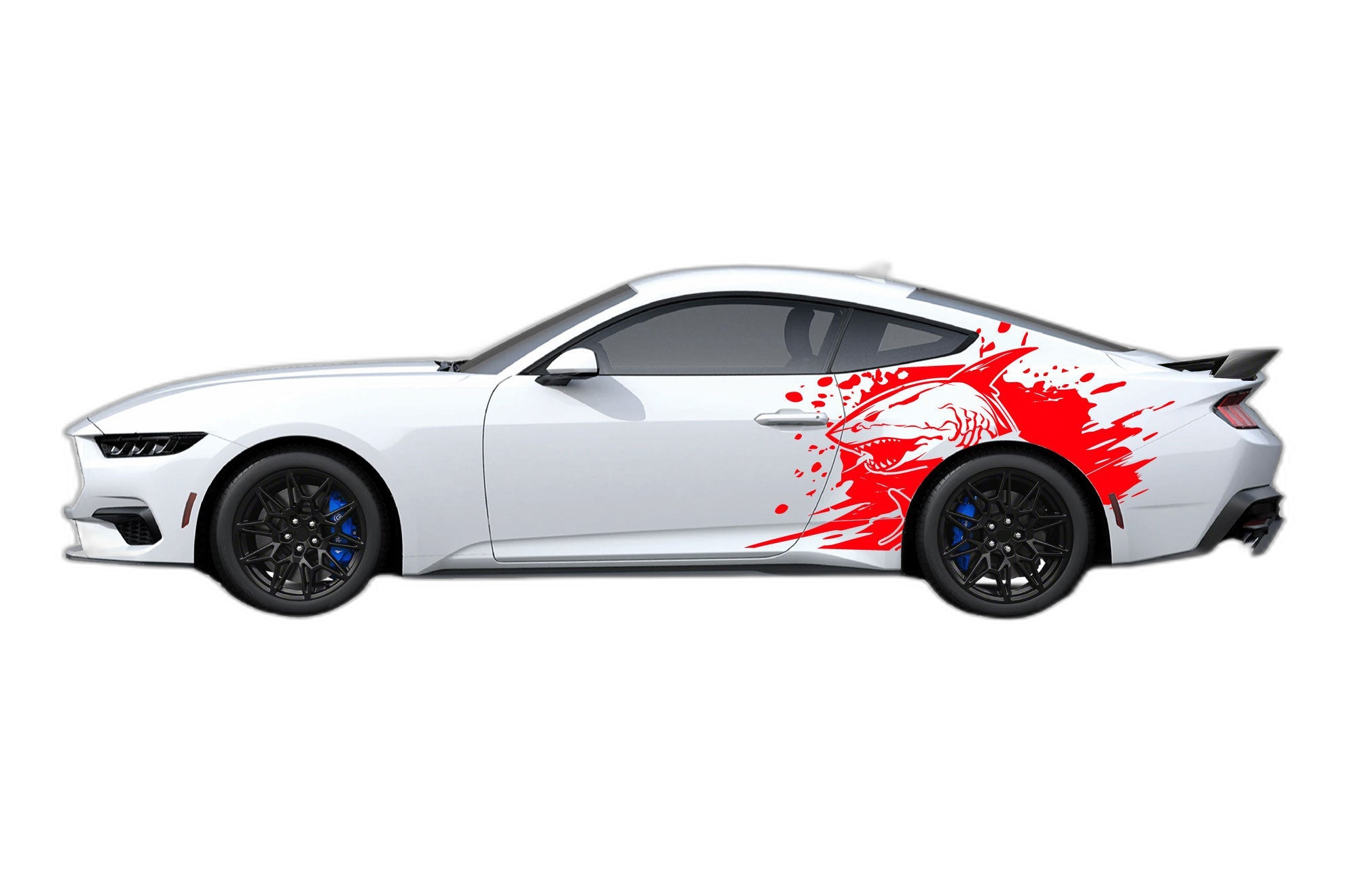Wild sea graphics side decals compatible with Ford Mustang - Image 2