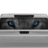 Wolf Blue Eyes Perforated Rear Window Decal Graphics for Chevrolet Silverado