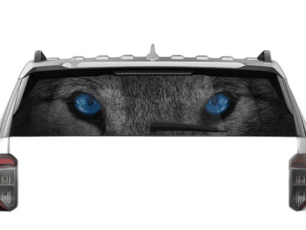 Wolf Blue Eyes Perforated Rear Window Decal Graphics for Ford Explorer