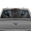 Wolf blue eyes perforated rear window decal graphics compatible with Ford F150