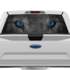 Wolf blue eyes perforated rear window decal graphics compatible with Ford F150 2015-2020