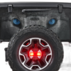 Wolf Blue Eyes Perforated Rear Window Decal Graphics for Jeep Wrangler JL