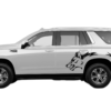 Wolf side graphics decals compatible with GMC Yukon