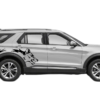 Wolf side graphics decals graphics compatible with Ford Explorer