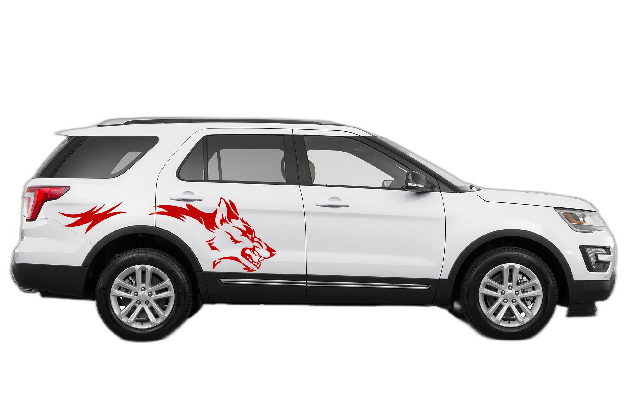 Wolf side decals graphics compatible with Ford Explorer 2011-2019 - Image 2