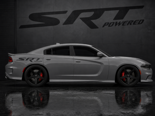 Muscle Series Dodge Charger SRT Powered OG Decal - Free Mockup