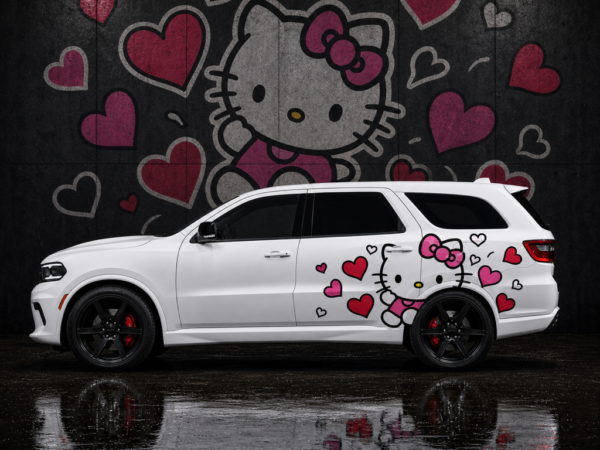 Muscle Series Dodge Durango Kittycat D2 Decal - Free Mockup