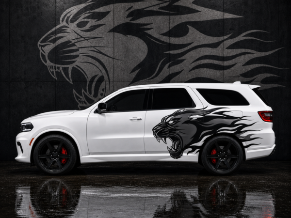 Muscle Series Dodge Durango XL Gorilla 3.0 Decal - Free Mockup